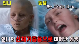 백혈병에 걸린 친언니를 살리기 위해 신체기증용으로 태어난 아이의 삶, 눈물주의 (결말포함)