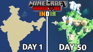 I Survived 50 days on India island in Minecraft hardcore