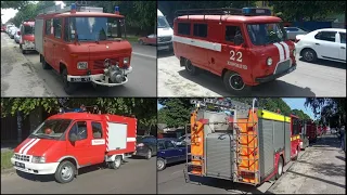 18 unusual fire trucks in Ukraine on stand-by (walk around)