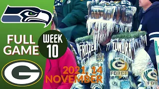 🏈Seattle Seahawks vs Green Bay Packers Week 10 NFL 2021-2022 Full Game | Football 2021