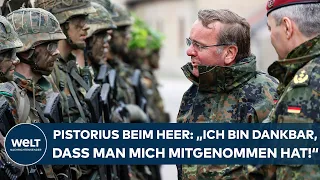 HAMMELBURG: Boris Pistorius beim Heer! "Ich bin dankbar, dass man mich mitgenommen hat"