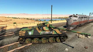 AMX-50 (TO90/930) is solid (part 1). WarThunder Gameplay.