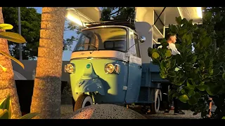 Ape Piaggio food truck River Front Wedding💒