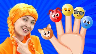 Finger Family Emoji Song | Nursery Rhymes