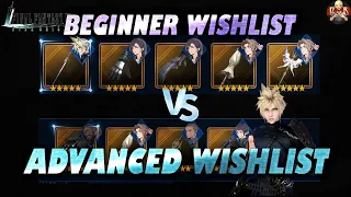 [FF7: Ever Crisis] - Setup a proper WISHLIST! Full explanation on WHAT to put in beginner vs advance