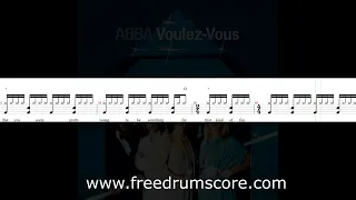 ABBA-Does Your Mother Know | Drum Score, Drum Sheet Music