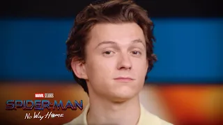 TOM HOLLAND TEASES TOBEY MAGUIRE AND ANDREW GARFIELD SPIDER-MAN!