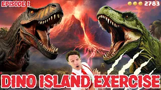 Dinosaur Floor is Lava Brain Break | Jurassic Chase | Kids Home & Classroom PE Exercises & Workout