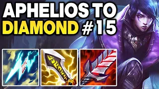 How to Climb with Aphelios - Aphelios Unranked to Diamond #15 | League of Legends