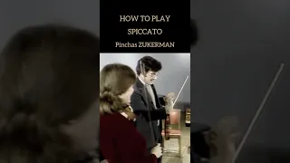 How to play spiccato | Pinchas Zukerman