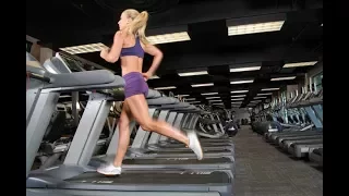 Treadmill workout run - speed up max 20km/h.