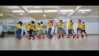 Gan Dong Tian Gan Dong Di  - Line Dance/Beginner/Choreo: Heru Tian/ Demo by Dance Lover's