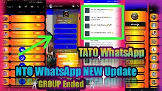 #NTO_WhatsApp New Update 2023 | Tattoo WhatsApp | Group Ended | Auto Virus | #Tricks4All