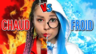 Défi Froid vs Chaud || La Fille en Feu vs La Fille de Glace dans une comédie musicale par LALAL'R