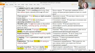 ЖАЛОБЫ ПРИ ЗАБОЛЕВАНИЯХ СЕРДЦА. Медицинский английский с Татьяной Глушковой