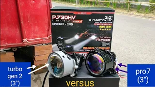 Biled pro7 VS turbo gen 2 (3") sinar otomotif