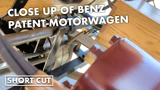 Close up of the single cylinder engine 1886 Benz Patent-Motorwagen