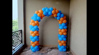 How To Make Balloon Arch | Balloon Gate Entrance #balloonarch #balloongarland #balloondecoration
