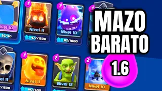 1VS1 CON EL MAZO MAS BARATO DE CLASH ROYALE #clashroyale