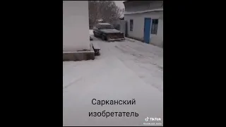 Ауди 80 Открывается снег 😂