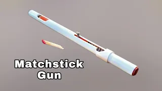 Make a powerful matchstick gun || Diwali special || DIY slingshot || @inventorsudhir7370