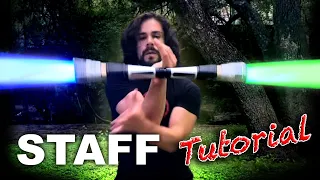 Lightsaber Staff Tutorial | Flourishing | Jedi training