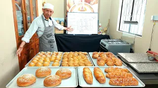 Este es el resultado de Pan con una sola Masa, dejando Leudar la noche para hornear al día siguiente