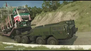 Spintires MudRunner - Biggest Trailer Overload -  maz 7310rs elbrus