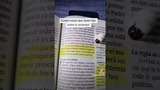 cuatro cosas que Jesús dijo sobre la ansiedad...