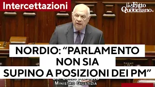 Intercettazioni, Nordio risponde a Scarpinato: "Parlamento non sia supino alle posizioni dei pm"