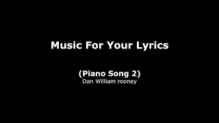Songwriters Backing Track (Piano Song 2)