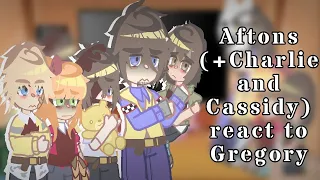 «Aftons (+Charlie and Cassidy) react to Gregory» // SHORT :'((