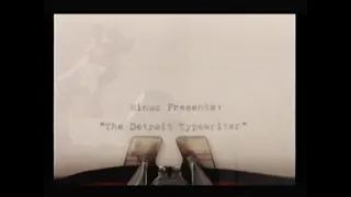 Minus - The Detroit Typewriter (VHS rip)