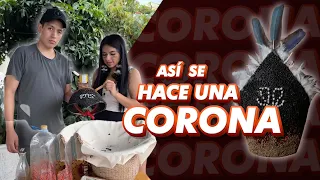 Nathaly hizo esta corona para su pana John Valverde