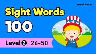 Learn English through Sight Words 100 | Level 2 | Lesson 6-10 Review I 26.found ~ 50.mother