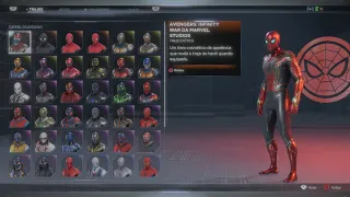 Marvel's Avengers - Todas as Roupas do Homem Aranha!!! (All Suits)