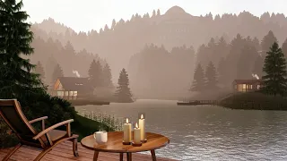 Spring Morning Ambience with Lakeshore Water Sounds and Relaxing Forest Birdsong | Cozy Sounds