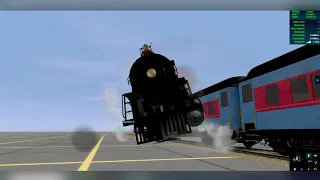 POLAR EXPRESS 1225 - TRAINZ A NEW ERA - CRASHED!