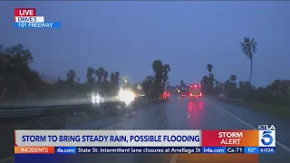Latest storm brings rain, flooding risk to Southern California
