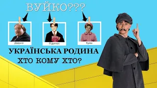 Українська родина: хто кому хто? Хто такий вуйко? Назви родинних зв'язків в українській родин.