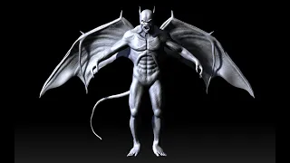 Zbrush Sculpt 01 - Bat Creature Part 1