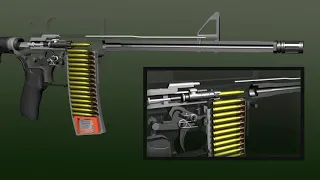 AR-15 Rifle - 3D Animated Visualizer
