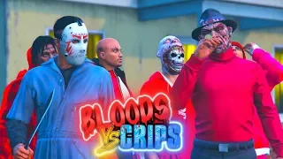 CRIPS VS BLOODS "FREDDY vs JASON" GANG WAR (GTA 5 RP)