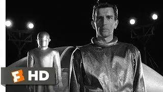 The Day the Earth Stood Still (4/5) Movie CLIP - Klaatu's Speech (1951) HD
