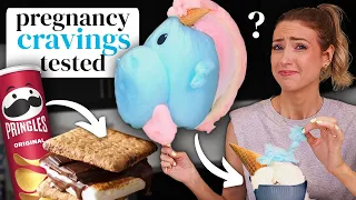 I Tried ALL of the PREGNANCY CRAVINGS!! (surprise sisters-in-law edition!)