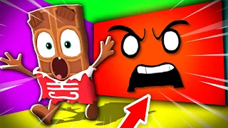 😱 УБЕГИ От *КРАСНОЙ* СТЕНЫ в ROBLOX ! ЧОКО