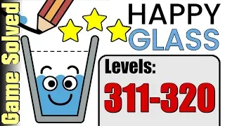 Happy Glass | All Levels 311-320 (Solution 3 Stars ★★★)