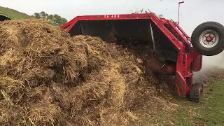 Windrow Turning Manure - Turning Muck