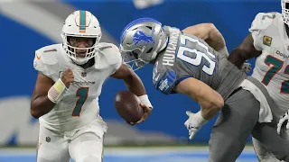 Miami Dolphins QB Tua Tagovailoa vs. Detroit Lions | Week 8 | 2022 NFL Season | All-22