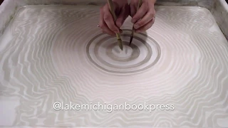 Suminagashi Marbling · Timelapse · Water Marbling with Handmade Paper